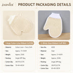 Natural Fiber Exfoliating Gloves | REACH/CA65 | MOQ 1 | 7-Day Lead Time