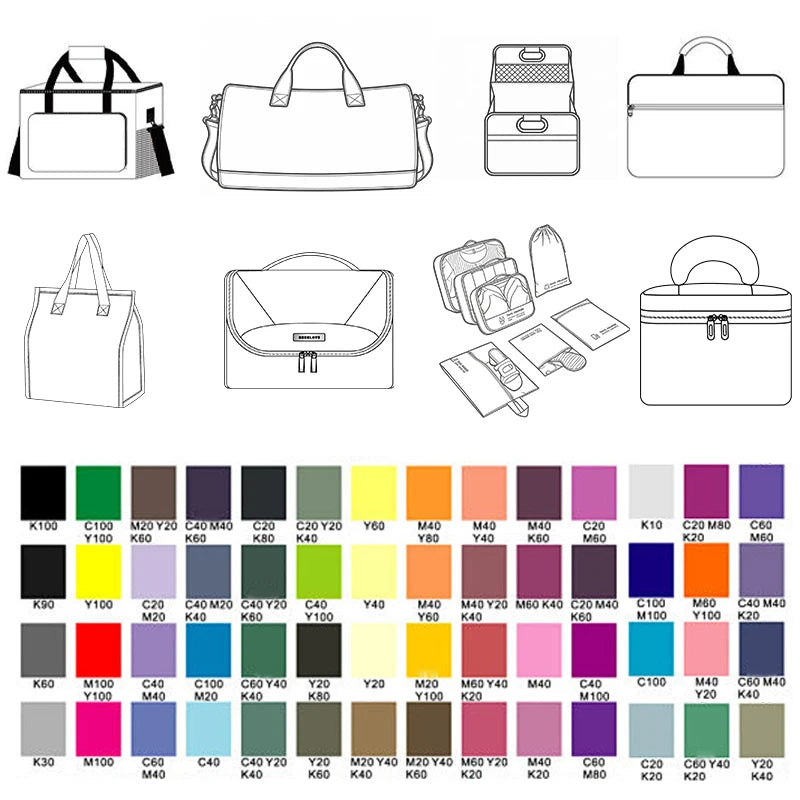 Custom logo Minimalist PU Makeup Pouch for Travel and Daily Toiletry Storage