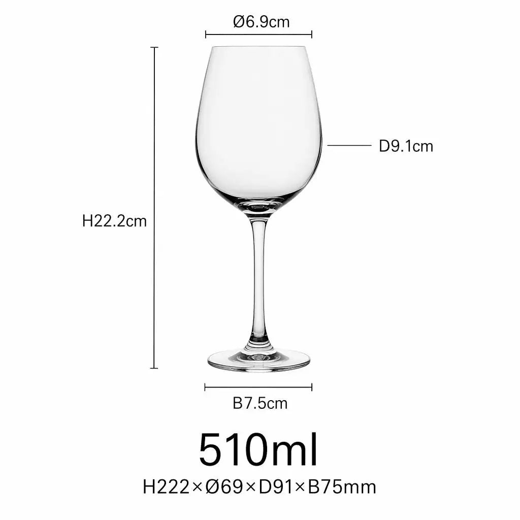 Vintage Crystal Wine Glasses: 500 MOQ, 14-Day Lead, LFGB Certified | Custom 500-1000ml Goblets