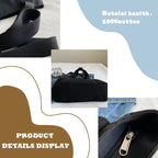 Custom Canvas Tote Bag | Multi-Pocket, Zipper Closure | 100 MOQ