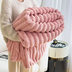 Custom Coral Fleece Blankets | 50 Pcs MOQ, $0.20/Piece | 3D Printing