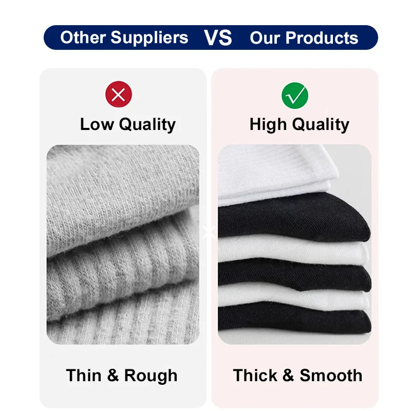 Custom Cotton-Bamboo Socks with Logo | MOQ 100 | 40-Day Lead Time