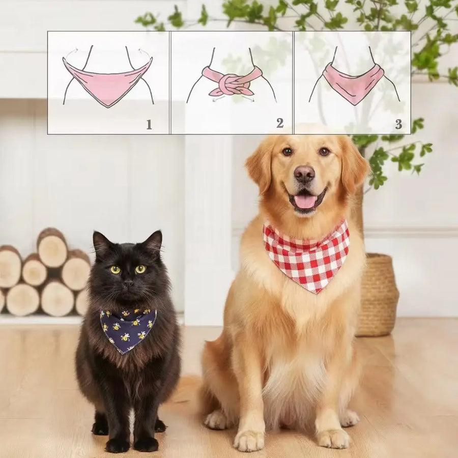 Custom Pet Bandanas | Heat Sublimation Dog Scarves