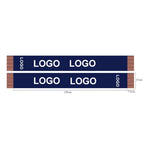 Custom Double-Sided Football Scarves | 50-Piece MOQ & 35-Day Lead Time | Jacquard Knitted | Team Merchandise