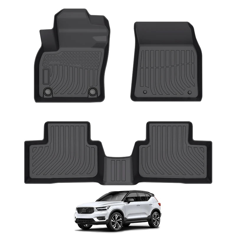 Volvo XC40 All-Weather 3D TPE Floor Mats (2019-2025)