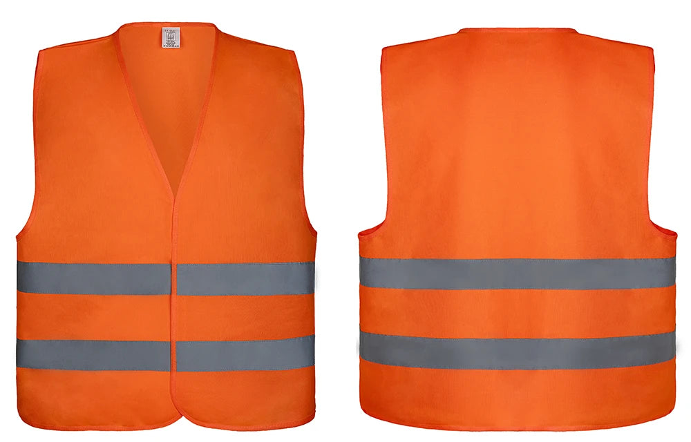 ANSI Class 2 Safety Vest 500pcs MOQ | 8 Colors, S-5XL, Custom Logo from $0.10/piece for Construction