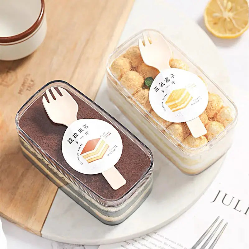Clear PET Cake Boxes | Food-Grade | 7-15 Day Lead Time