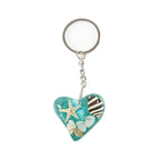 Custom Starfish Keychains: 12 MOQ, 15-Day Lead, 3D Resin | Real Shell Epoxy Keyrings for Gifts