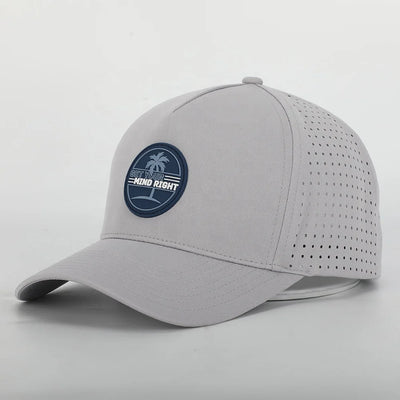Custom 5-Panel Performance Hats | Laser Cut Ventilation & Waterproof | 50-Piece MOQ | Sports Team