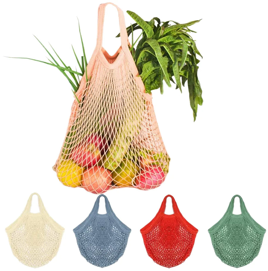 Custom Cotton Mesh Bag with Logo | Reusable Bulk