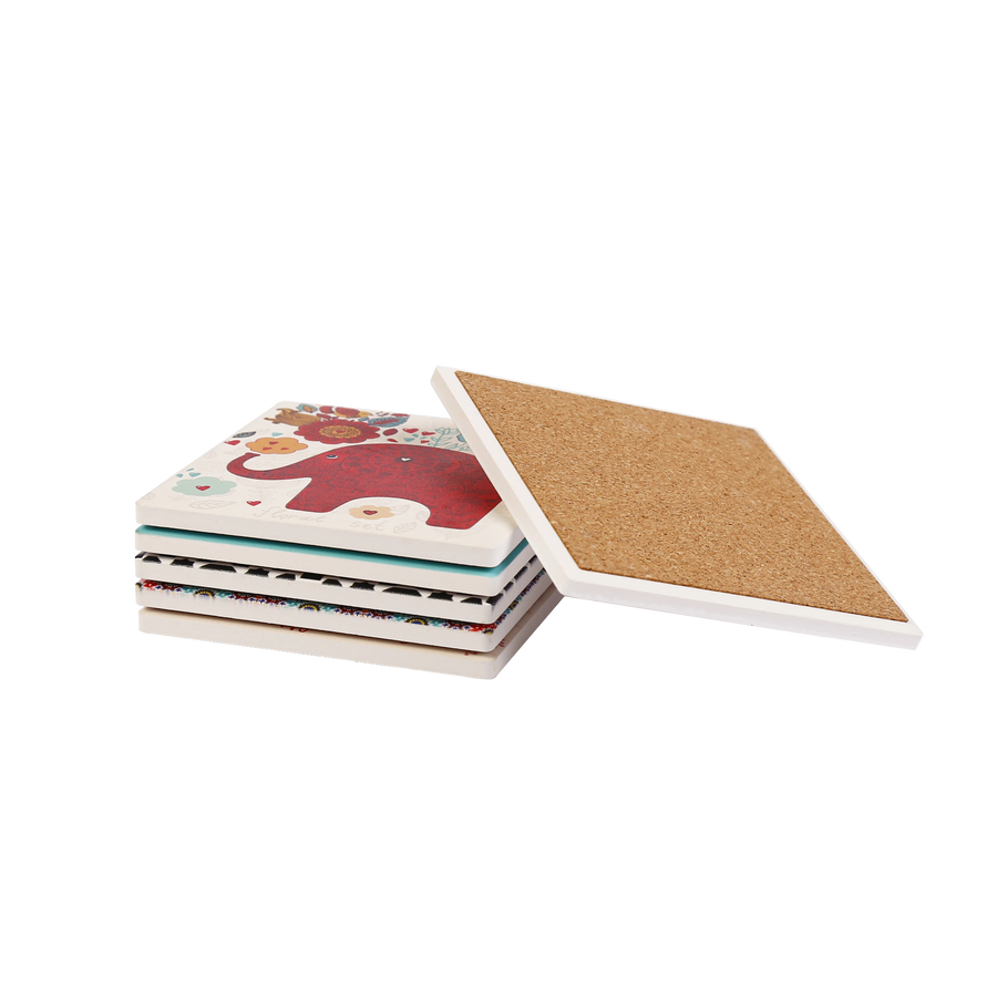 Custom Ceramic Coasters | 500 MOQ | 12-Day Lead Time