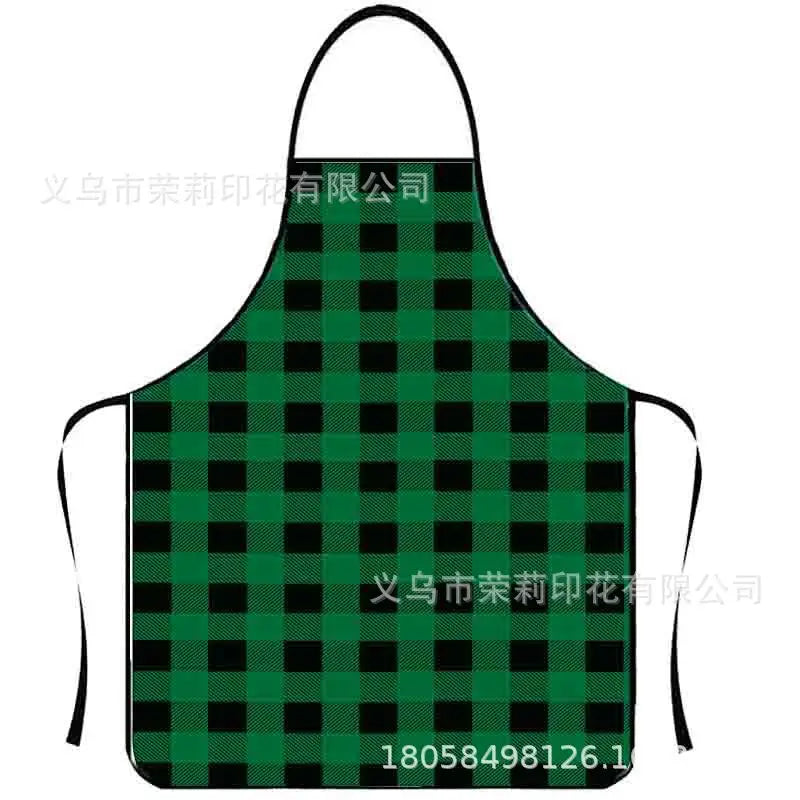 Waterproof Polyester Apron | 3D Printed Cartoon Barbecue Apron