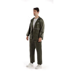 Custom Rainsuit with Pants 170T Polyester PVC | Waterproof Outdoor Rainwear for Camping & Tours | Bulk Wholesale