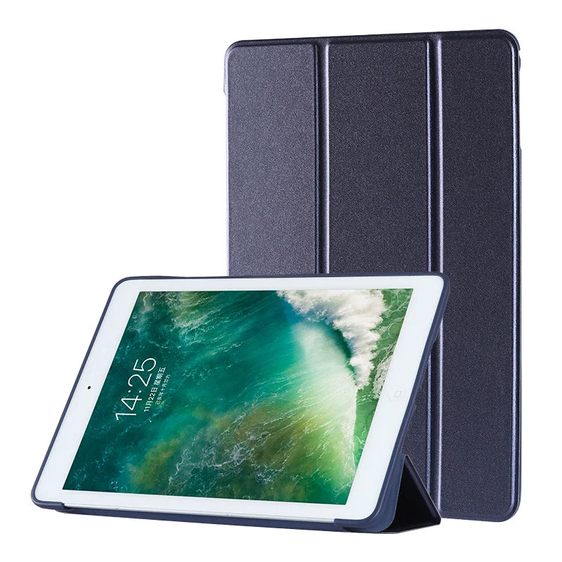 Pu Leather Shockproof Smart Cover Tablet Case – iPad Covers with Pencil Holder for iPad Pro 12.9 & More
