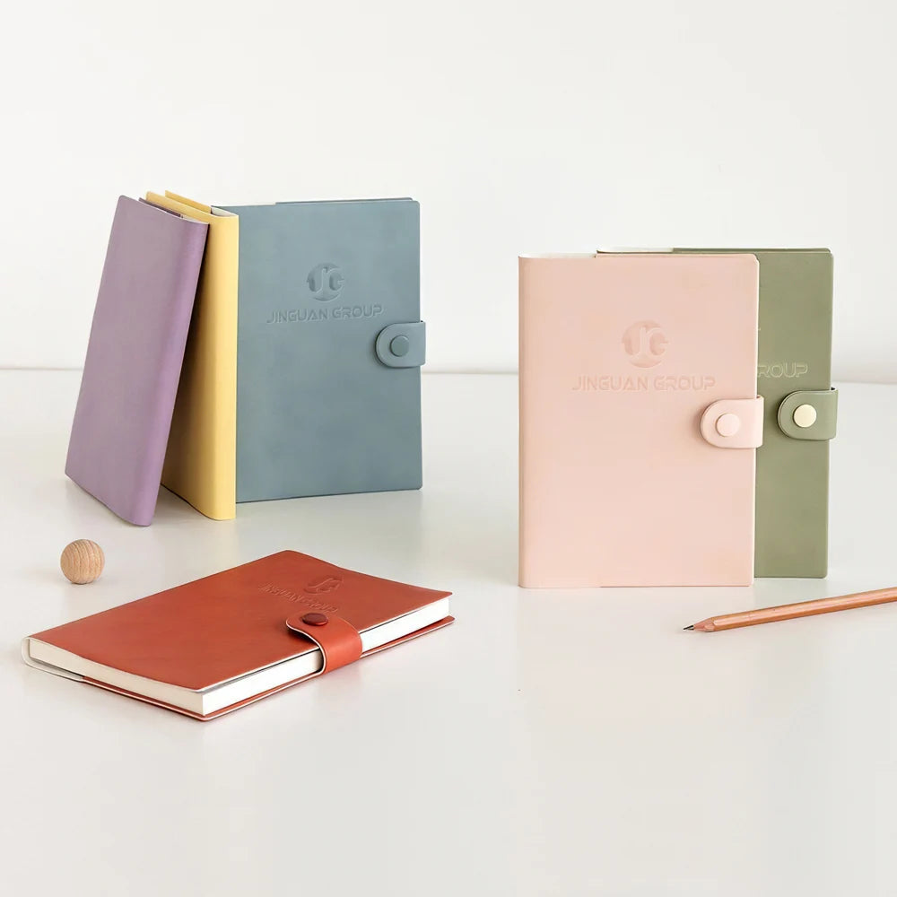 Custom Embossed PU Notebook | 336 Sheets | 500-Piece MOQ