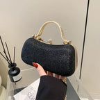 Custom Crystal Clutch Bags – PU Evening Bag with Crystal Handle