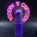 Custom LED Handheld Fan with Logo | Bulk 100 Pcs