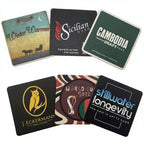 Custom 2mm Paper Coasters | Water Absorbent | Eco-Friendly | Bulk Logo