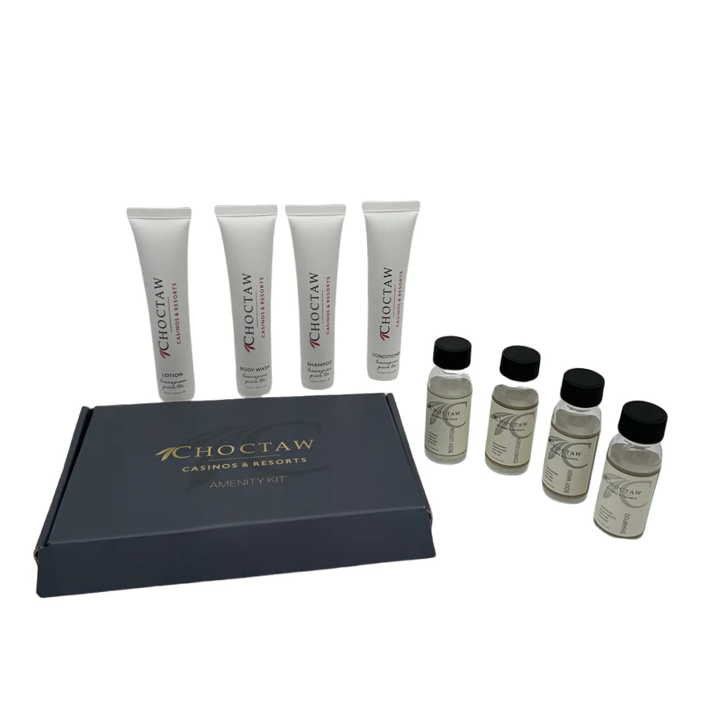 Custom Paper Hotel Amenity Set | 5,000 Pcs MOQ Aircraft Box | 3-5 Star Grade
