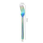 Luxury Gold Flatware Set — 18/0 Steel, 7-Day Lead, 6 Colors