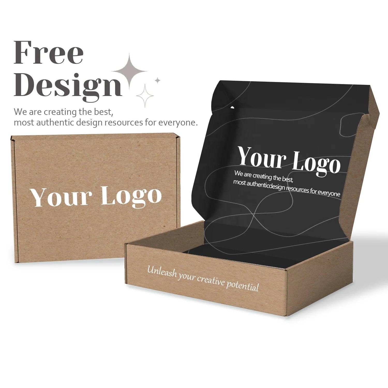 Custom Kraft Mailer Box | Biodegradable | 500 MOQ | 8-Day Lead