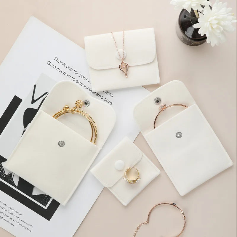 Custom Jewelry Pouch with Logo | 300 MOQ | Free Logo