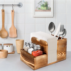 Bamboo Tissue Box Holder | Eco-Friendly Napkin Holder