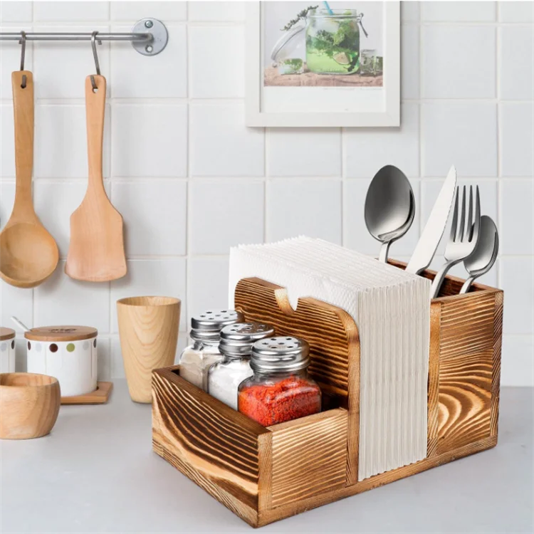Bamboo Tissue Box Holder | Eco-Friendly Napkin Holder