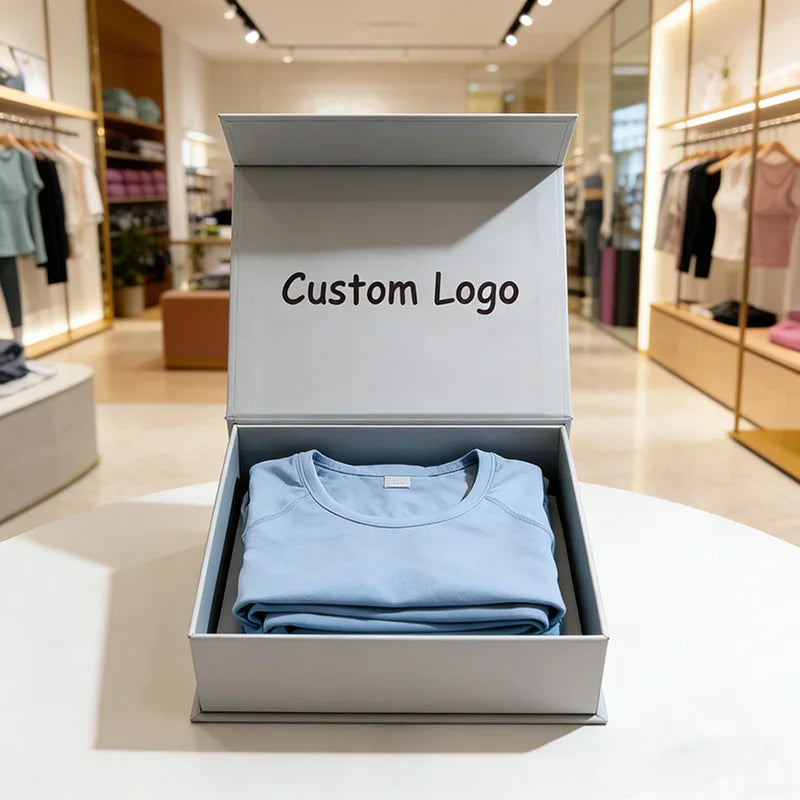 Custom Folding Magnetic Gift Box with Gold Stamping | 500 MOQ