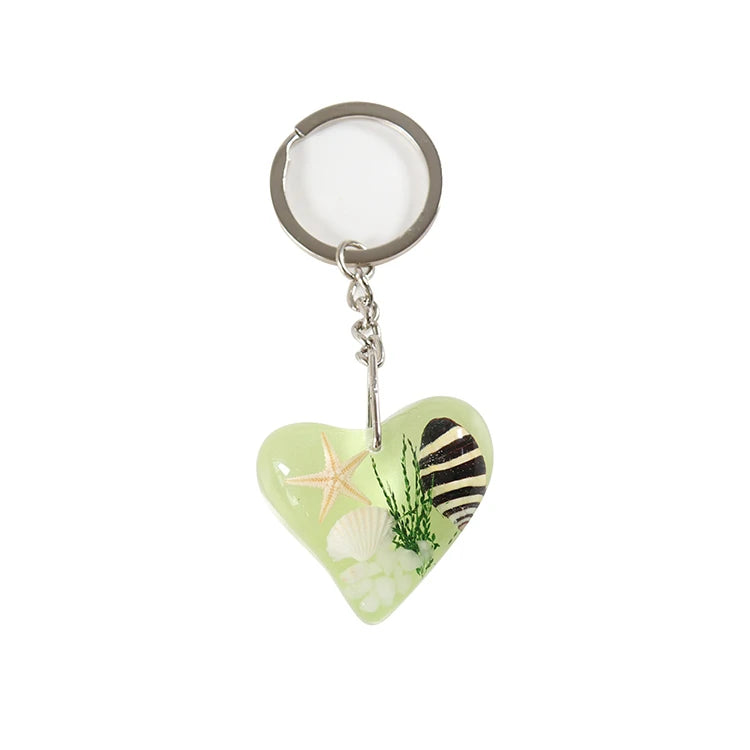 Custom Starfish Keychains: 12 MOQ, 15-Day Lead, 3D Resin | Real Shell Epoxy Keyrings for Gifts
