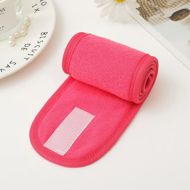 Custom Microfiber Spa Headband for Face Washing & Skincare | Wholesale Bulk