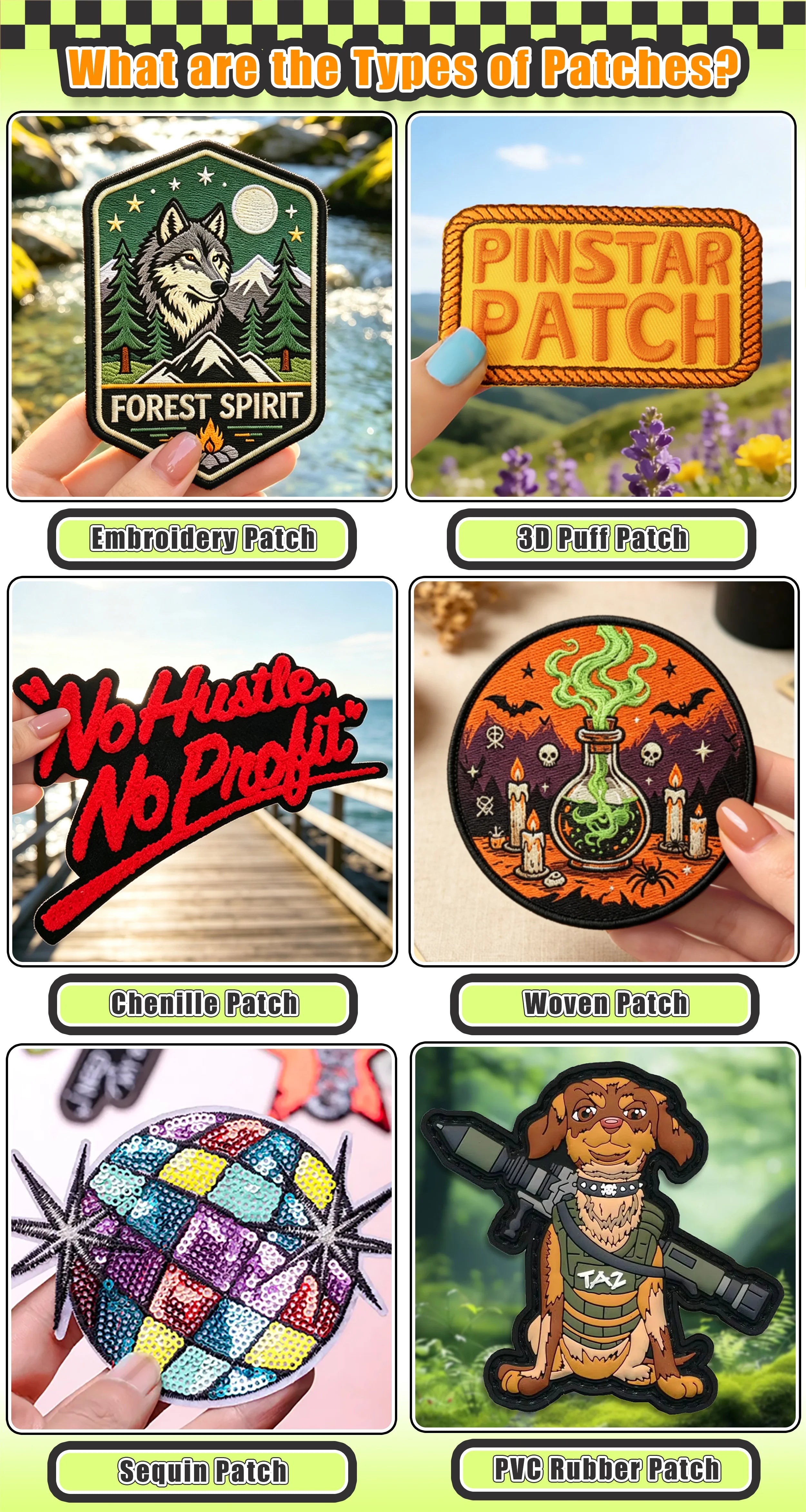 Custom 3D Embroidered Patches | 50 MOQ | 10-Day Lead | RoHS Certified