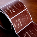 Custom Waterproof Bottle Labels — Digital Printing, 1,000 Pcs MOQ, 25+ Finishes