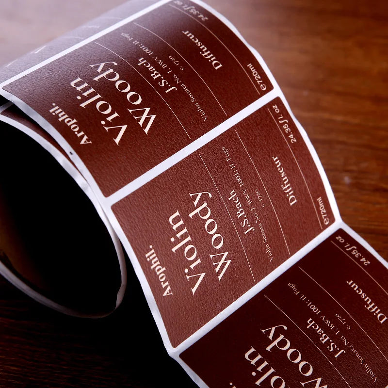Custom Waterproof Bottle Labels — Digital Printing, 1,000 Pcs MOQ, 25+ Finishes