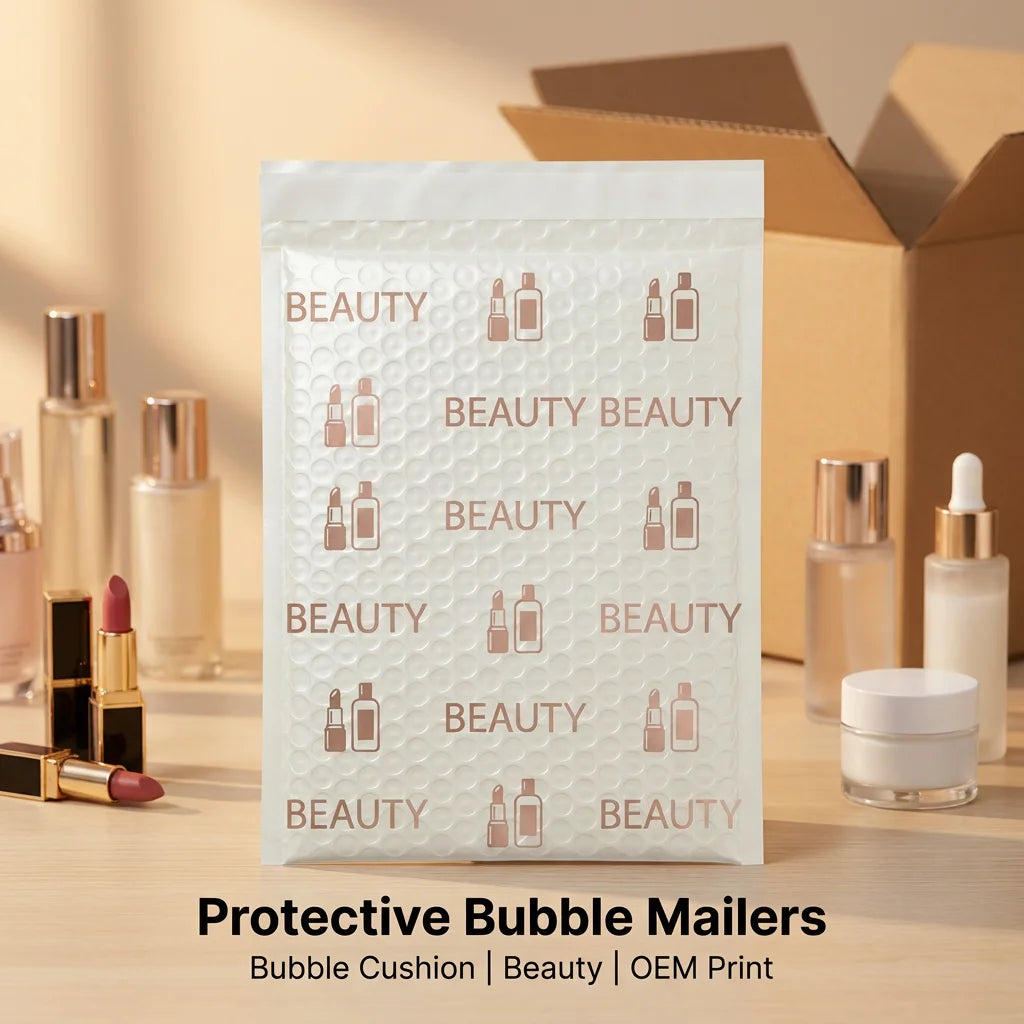 Custom Compostable Poly Mailer with Logo | Courier Shipping Bag