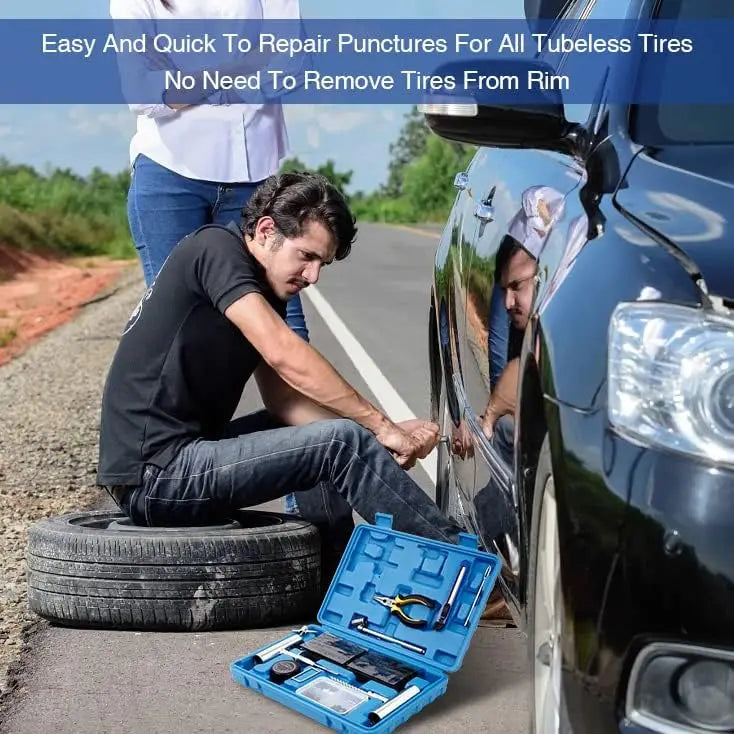 IFIXPRO 68Pcs Tire Repair Kit with Metal Tools | MOQ 500