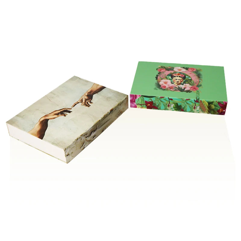 Custom Rigid Magnetic Gift Box: Flat Pack Grey Board with CMYK Print & Foil Stamping