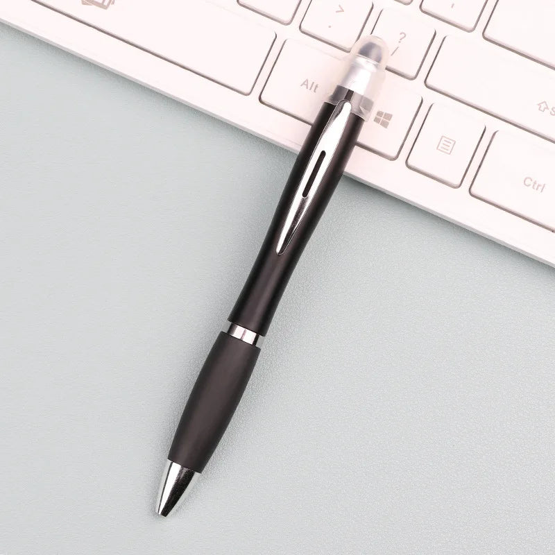 Custom 3-in-1 LED Pens 100 MOQ | Laser Engraving Stylus Promotional Gifts