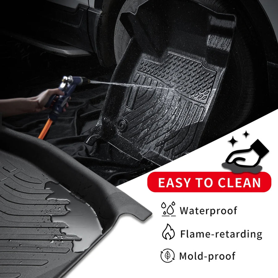 Custom Fit TPE Floor Mats for Hyundai Elantra 2021-2026 with Trunk Mat Option