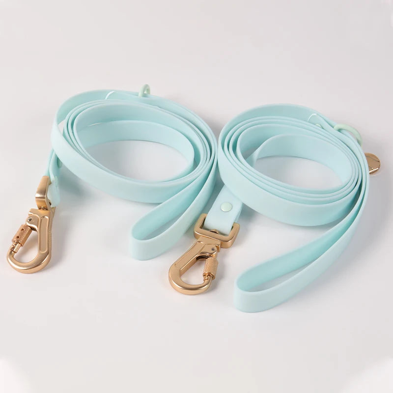 Custom PVC Dog Collar Leash with Logo | MOQ 5 Stock