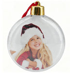 Custom Christmas Photo Baubles with Logo Wholesale | MOQ 50
