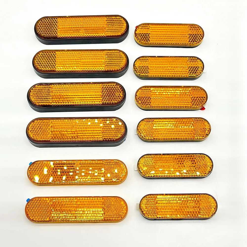 Custom CQC E-Mark Side Reflex Reflectors | MOQ 50 pcs