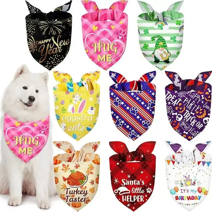 Custom Pet Bandanas | Heat Sublimation Dog Scarves