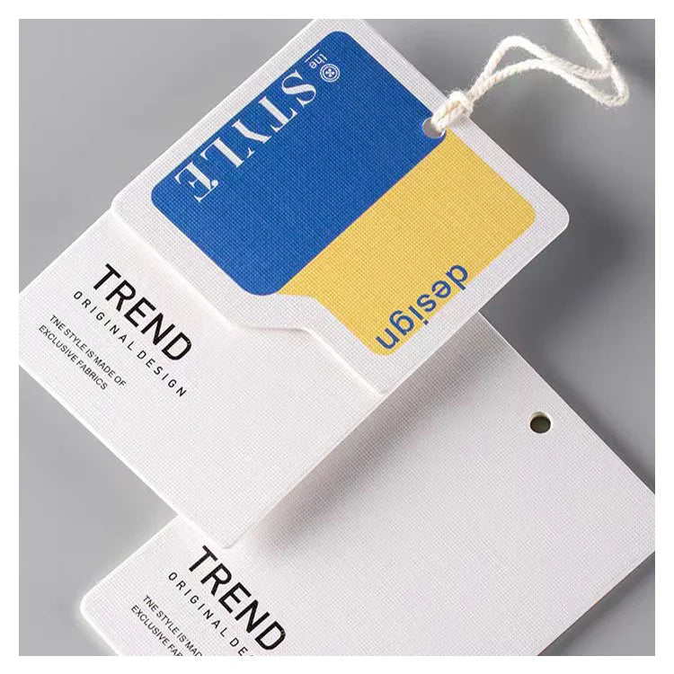Custom Hang Tags for Clothing with Logo Wholesale | MOQ 500