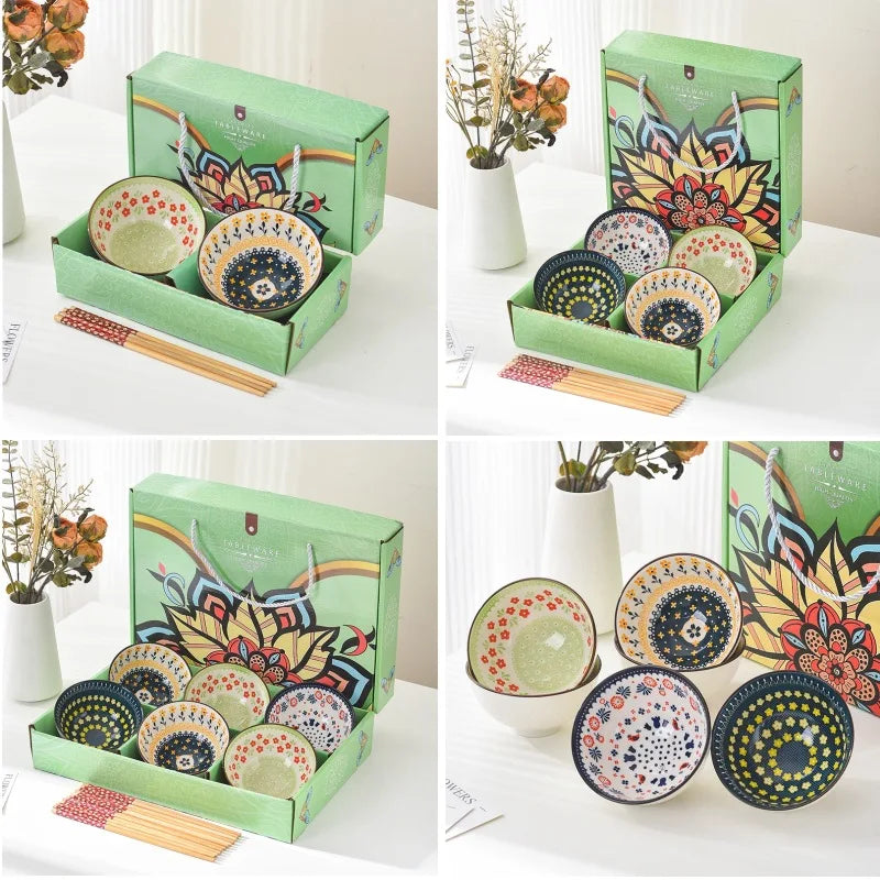 Ceramic Bowl Sets: 20 MOQ, Under-Glazed, Gift Box | Wedding & Corporate Tableware Gifts