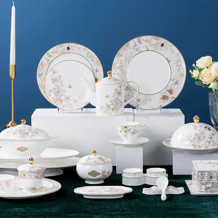 Bone China Dinnerware Set | Royal Porcelain Tableware