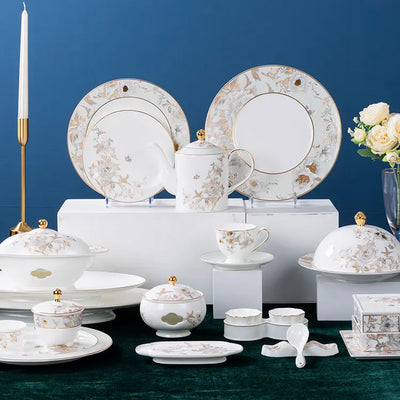Bone China Dinnerware Set | Royal Porcelain Tableware
