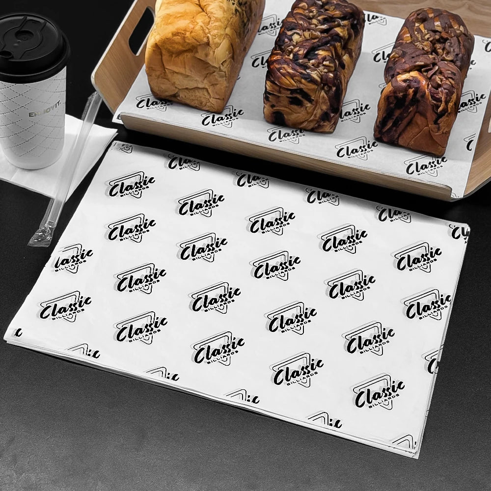 Custom Eco-Friendly Food Wrapping Paper | FDA Certified | Biodegradable | Bulk