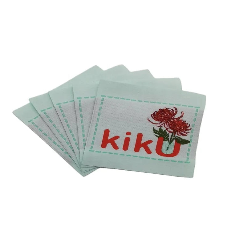 Custom Woven Labels for Clothing with Logo | NO MOQ