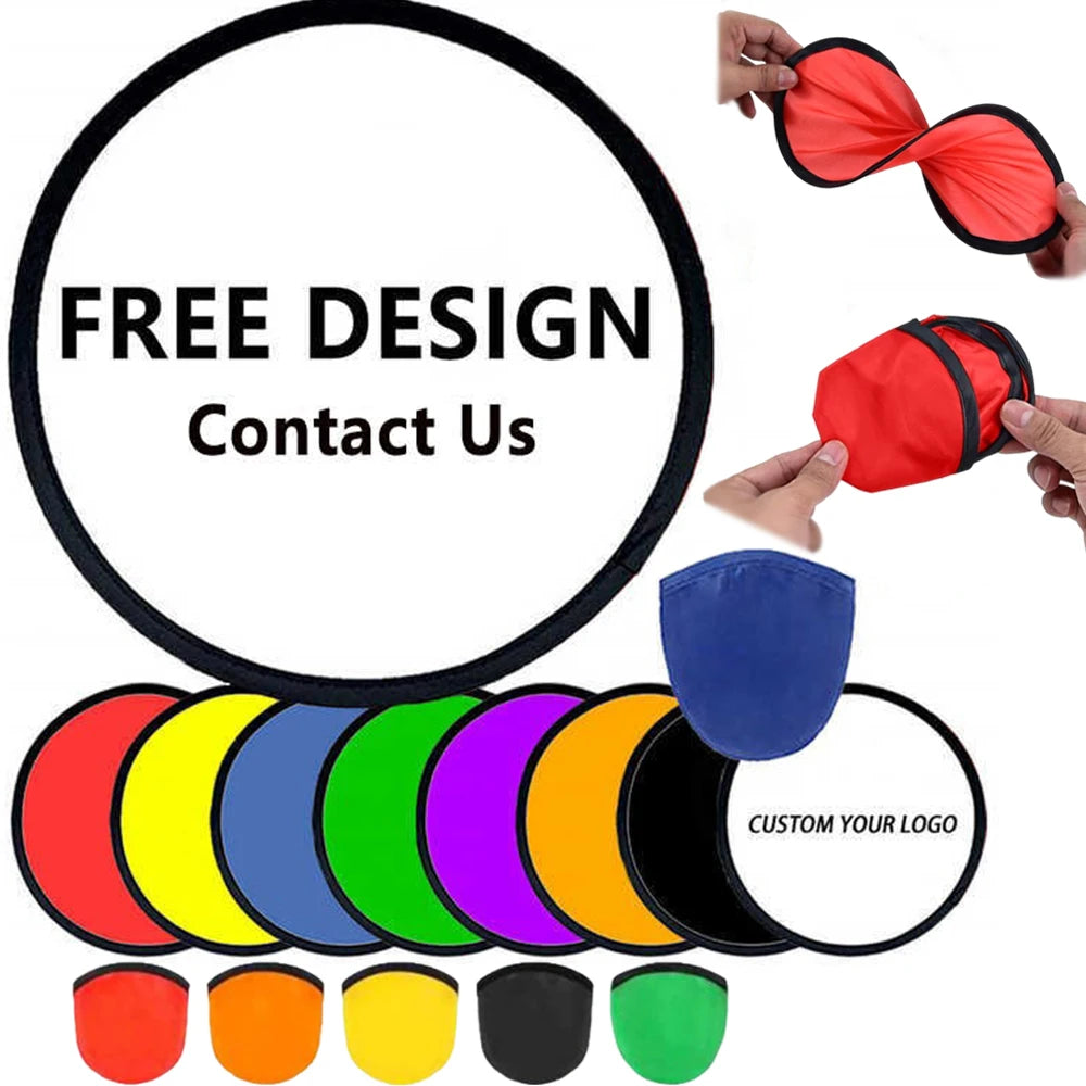 OEM Custom Printed Nylon Flying Disc with Logo | MOQ 100